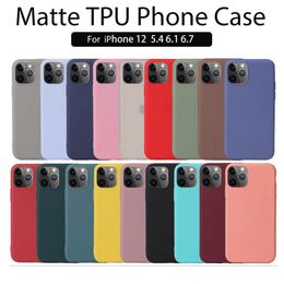 wholesale iphone sale Canada - Factory Direct Sale Matte TPU silicone phone cases For 12 11 PRO iPHONE XR XS MAX 7 8 6 Plus