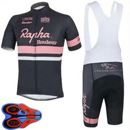 Mens Rapha Team Cycling Jersey bib shorts Set Racing Bicycle Clothing Maillot Ciclismo summer quick dry MTB Bike Clothes Sportswear Y21041057