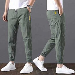 2021 Summer Cotton Linen Harem Men Pants Chinese Style Joggers Men Casual Lightweight Ankle-length Male Trousers Sweatpants 5XL X0723