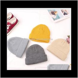 Beanie/Skull Hats Caps Hats, Scarves & Gloves Fashion Aessories Drop Delivery 2021 Cold Man Winter Warm Korean Version Of The Street Knitting