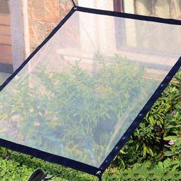 Other Garden Supplies Plant Insulation Cover Transparent Tarp Plastic Film With Eyelets Lanyard Anti Freezing Windproof For Greenhouse