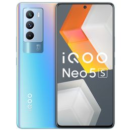 Original Vivo IQOO Neo 5S 5G Mobile Phone 8GB RAM 128GB 256GB ROM Octa Core Snapdragon 888 48MP NFC OTA Android 6.62" Full Screen Fingerprint ID Face Wake Smart Cell Phone