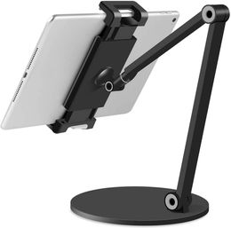 Surface Stand iPad Pro Stand, Multi-Angle Tablet Stand Holder for 4.7"-12.9" Screen Microsoft Surface Series, iPhone, iPad, Samsung (Black)