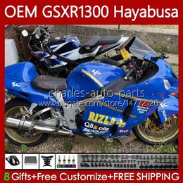 Injection For SUZUKI GSX R1300 Hayabusa GSXR 1300 CC 14 15 16 17 18 19 Body 77No.312 GSXR-1300 Blue yellow 1300CC 08-19 GSXR1300 08 2008 2009 2010 2011 2012 2013 Fairing