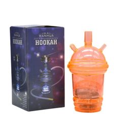 Cross border new small water pipe set acrylic pot Arab water pipe portable small set creative water pipe