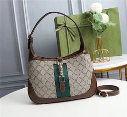 Designer Luxury Jackie Small Hobo Hand Shoulder Bag Huhhg Secondhand Sherry Line Mini Shoulder Bag