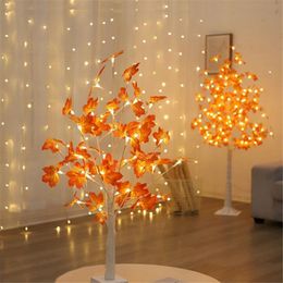 Led Maple Leaf Harvest Tree Lamp Christmas Garden Landscape Decoration Lamp Indoor -