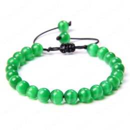 Fashion glass stone Beads Bracelets Adjustable braided bracelet For Women Cute Exquisite Jewellery Gift