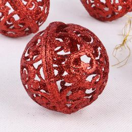 Party Decoration 6cm Christmas Xmas Tree Ball Bauble Hanging Home Ornament Decor For Santa Clause Merry Decorations