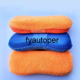 New Sell Thickened Auto Car Wash Sponge Brush High-Density 8 Figure Car Handle Cleaning Tools Wiper Wipe Polisher Pads Block
