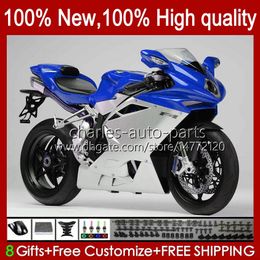 Fairings Kit For MV Agusta F4 R312 750S 312R 750R 1000R 05 06 Bodywork 35No.42 MA MV F4 750 1000 R CC S 1000CC 05-06 Blue white hot Cowling 312 1078 S 2005 2006 Full Body