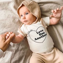 Newborn Bodysuit Baby Girl Clothes Body Girl Kids Letter Print Onesie Jumpsuit Infant Twins Clothing Infant Boys Bodysuits 0-18M 210413