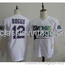 Embroidery Wade Boggs, american baseball famous jersey Stitched Men Women Youth baseball Jersey Size XS-6XL