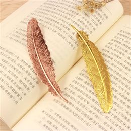 Feather Bookmark Metal Bookmarks Stationery Bookmarks Book Clip Office Accessories School Supplies 1222240