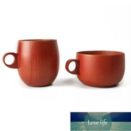 NewCoffee Cup Natural Jujube Wood Tea Cup With Handgrip Milk Travel Wine Beer Cups For Home Bar Kitchen Gadgets