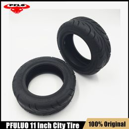 Electric Scooter 11 Inch Non-slip City Tyre for PFULUO X-11 X-20 Black Rubber Replacement Outer Wear Accessories