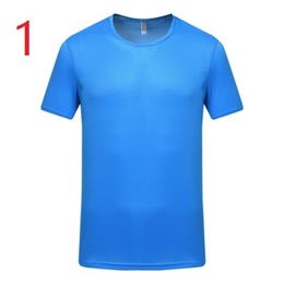 Quick-drying clothes men's sports short-sleeved fitness running t-shirt summer breathable basketball uniform training outdoor 210420