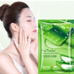 Aloe Facial Skincare Mask Sheet Hydrating Moisturizing Revitalizing Face Skincares Masks for Dry and Tired Skin 25ml/Sheets