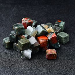 6 Pieces Dragon Blood Gravel Stone Crystal Healing Garden Fish Tank Specimen