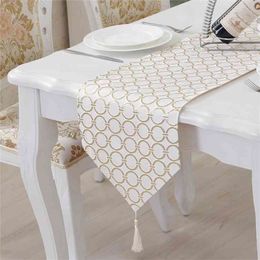 TUEDIO Table Runner Luxury Cloth s Silver Gold Endless Banquet Party Wedding Decoration tafelloper 210709