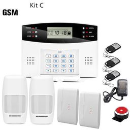 EN RU ES PL FR Wireless Home Security Apps Control GSM Alarm Burglar system APP Remote Control Arm Disarm