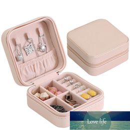 unique jewelry boxes Canada - Elegant Unique Design Jewelry Box Travel Storage Case For Earring NecklaceRing Organizing Display For Girls Cosmetic lz0498