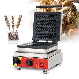 Food Processing Equipment New Product Commercial Use 4 Pcs Lolly Waffle sticks machine hot dog waffle stick