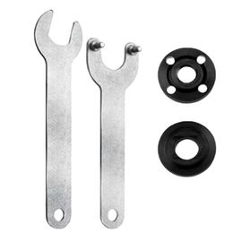 the nut Canada - Professional Hand Tool Sets 4Pcs Angle Grinder Pressure Plate Wrench Supporting 5 8 Thread Gasket Set Flange Nut Polishing Machine Accessori