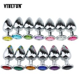 yutong Vibefun Anal Plug Waterproof Stainless Steel Smooth Touch Anal Buttplug Toys Products For Men gay toys