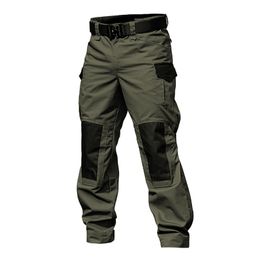 Men Military Tactical Cargo Pants Army Green Combat Trousers Multi Pockets Gray Uniform Paintball Airsoft Autumn Work Clothing 211201