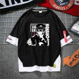 Jibaku Shounen Toilet-Bound Hanako Kun Teenager Top T-shirt Tee T Shirt Summer Cotton Cool Streetwear Sportswear Cosplay Costume 210409