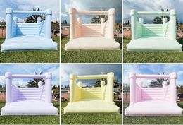 wholesale Free-air-shipping to door Adult Kids Colourful Inflatable Wedding Jumping Bounce House Bouncy Castle For Party Weddings Event