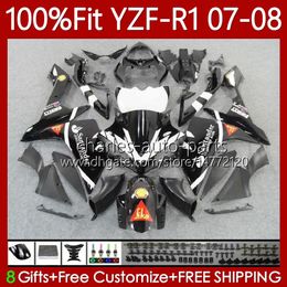 -Spritzgießkörper für Yamaha yzf R 1 1000 cc yzf1000 yzf-r1 santander 2007 2008 moto bodywork 91no.94 yzf R1 1000cc yzf-1000 2007-2008 YZFR1 07 08 OEM-Verkleidung 100% Fit