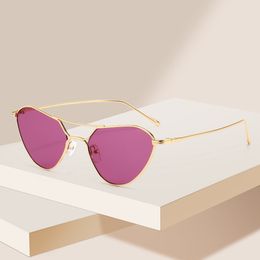 Luxury Designer Cat Eye Sunglasses for Men & Women Resin Lens Full Frame Sun Glasses Anti UV400 JC194
