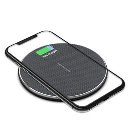 10W Qi Wireless Charger Cell Phone Chargers For iPhone 12 11 Pro 8 8Plus Xs Max X Xr Fast Charging Pad DHL