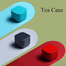 tea storage tins Australia - Storage Bottles & Jars 1 Piece Mini Tea Tin Box Sealed Jar Packing Boxes Jewelry Candy