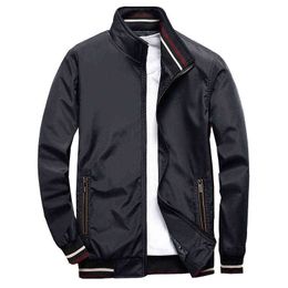 Jacket Men Fashion Casual Coats Sportswear Bomber Jacket Mens Windbreaker Outwear Spring Autumn Streetwear Plus Size M-4XL Y1109