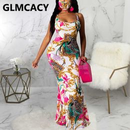 Women Vintage Printed SleevelDrElegant Casual Elegant Long DrClassy Formal Evening Party Dress X0529