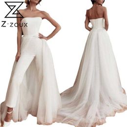 Women Jumpsuit Sleeveless Backless Rompers Womens Mesh Stitching Plus Size Sexy Slim White Summer 210524