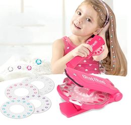 Blinger Diamond Refill Bling Jewel Set With Glam Styling Tool Fashion Beauty 180 Gems Hair Decorations DIY Kit Pretend Play and Dress-up Pink