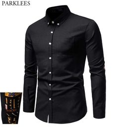 Men's Oxford Button Down Dress Shirts Fashion African Patchwork Shirt Men Slim Fit Traditional Ethnic Festival Chemise Homme 3XL 210522