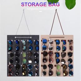 wall necklace storage UK - Storage Boxes & Bins Felt Sunglasses Wall Hanging Organizers Good Toughness And Strong Endurance Necklace Jewelry Display Stand Holder