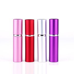 2021 Upmarket 5ml Portable Mini Refillable Perfume Scent Aftershave Atomizer Empty Spray Bottle with 2 Funnel Filler for Travel Purse