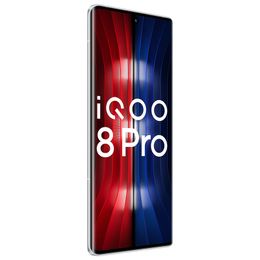 Original Vivo IQOO 8 Pro 5G Mobile Phone 12GB RAM 256GB 512GB ROM Snapdragon 888+ 50MP AR AF OTG NFC Android 6.78" Full Screen 3D Fingerprint ID Face Wake Smart Cell Phone