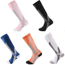 Outdoor Fitness Sport Sock Pad Shin Compression Sleeves Nylon Calf Guards Leg Socks for Cycling Running Besketball Badminton
