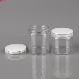 30pcs 200g/250g Empty Transparent Cosmetic Cream Jar With Screw Cap Solid Perfumes Container Powder Bottles Balm Pot Jarsgood qty