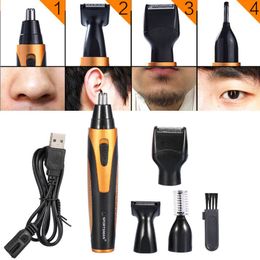 -Capelli professionali Capelli USB Sopracciglio Orecchio Ear Naso Trimmer Electric Shaver Razor Kit