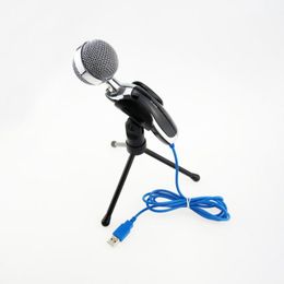 Condenser Sound Recording Microphone With Adjustable Desktop Mic Stand PC Laptop For Professional Microphones
