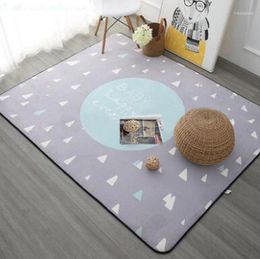 Carpets INS European Thicken Soft Kids Room Play Mat Modern Bedroom Area Rugs Large Pink Crawling Pad For Living 120x180cm1