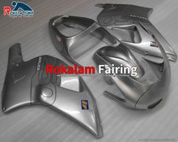 For Aprilia RS250 1995 1996 1997 Aftermarket Fairings Kit Cowling RS 250 95 96 97 RS 250 All Silver Motorcycle Fairing